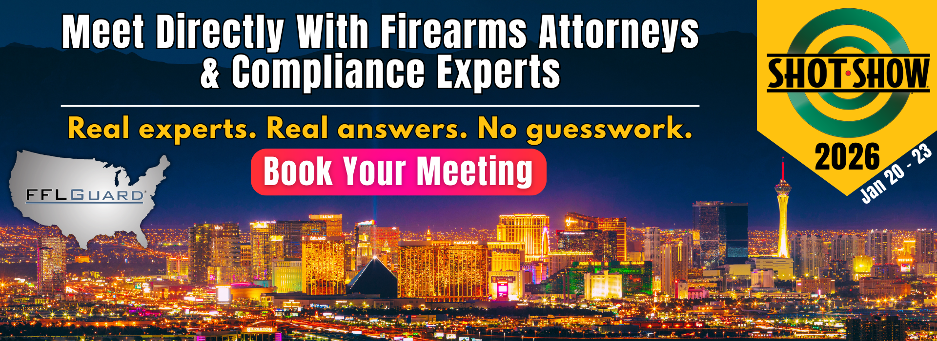 FFLGuard at SHOT Show 2026 - Schedule Now