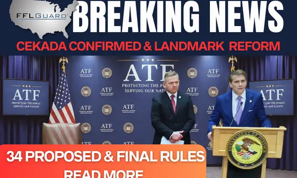 DOJ/ATF Announce A New Director & Welcome Changes