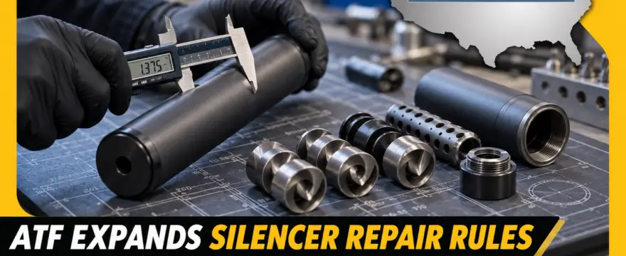 ATF Expands Permissible Repairs and Caliber Changes for Registered Silencers